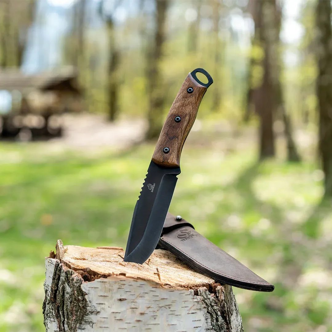 BeaverCraft BSH4 Dusk bushcraftkniv højre kulstofstål