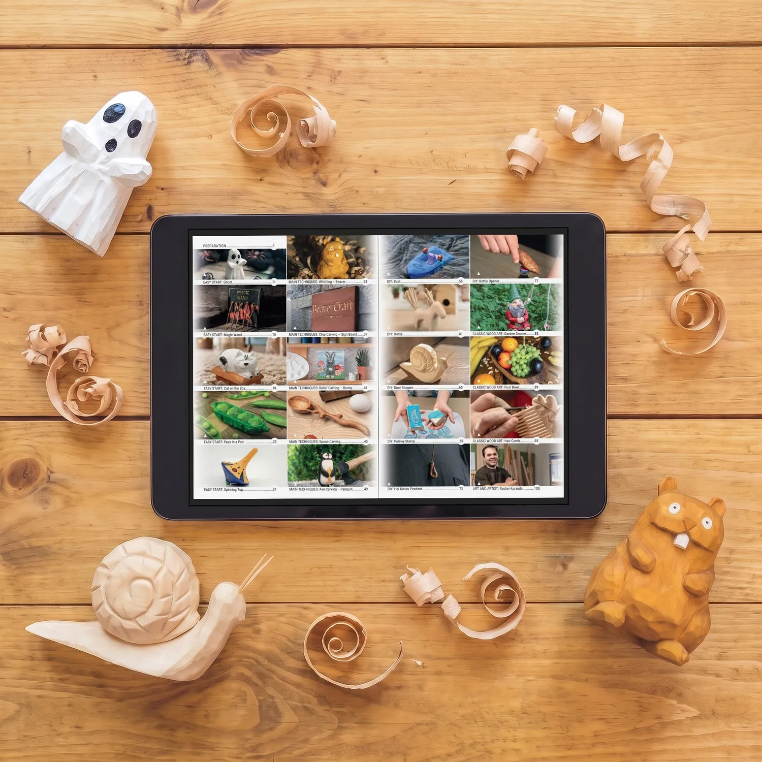 BeaverCraft Creative Carving magasin digital 19 projekter