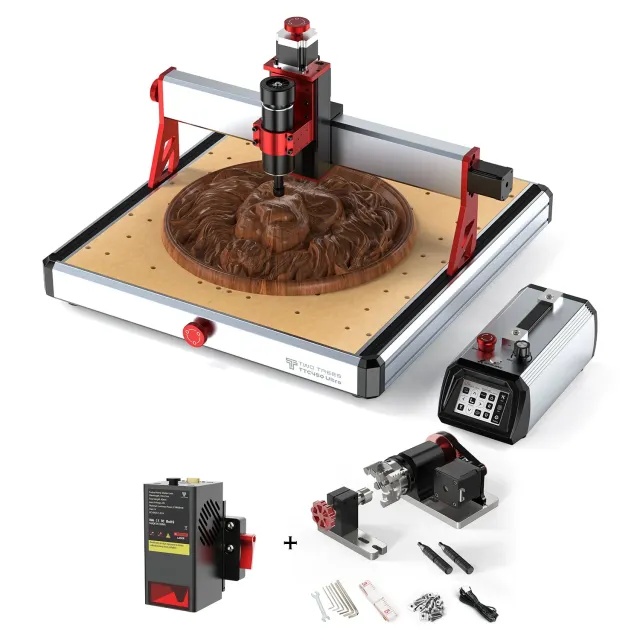 Two Trees TTC450 Ultra CNC fræser TC20 laser + 4. akse