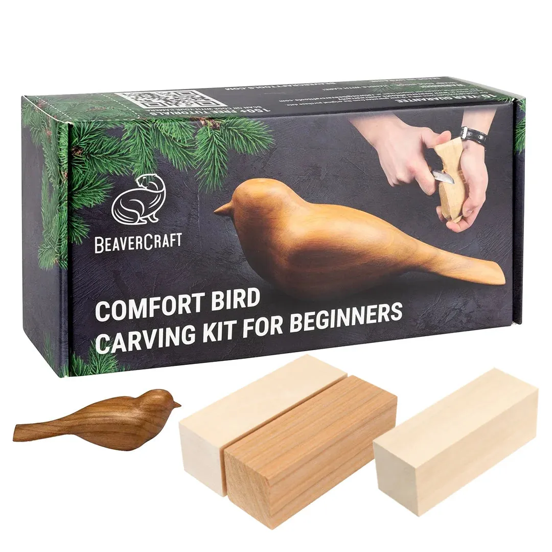 BeaverCraft DIY01 Bird Lover startsæt træ 3 stk