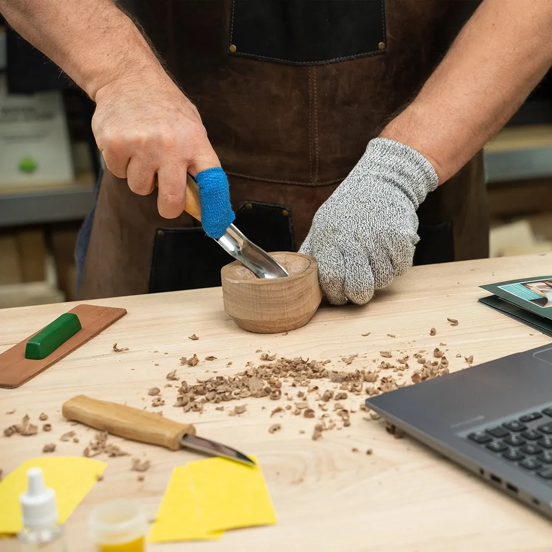 BeaverCraft DIY07 Kuksa snittesæt valnød trækop