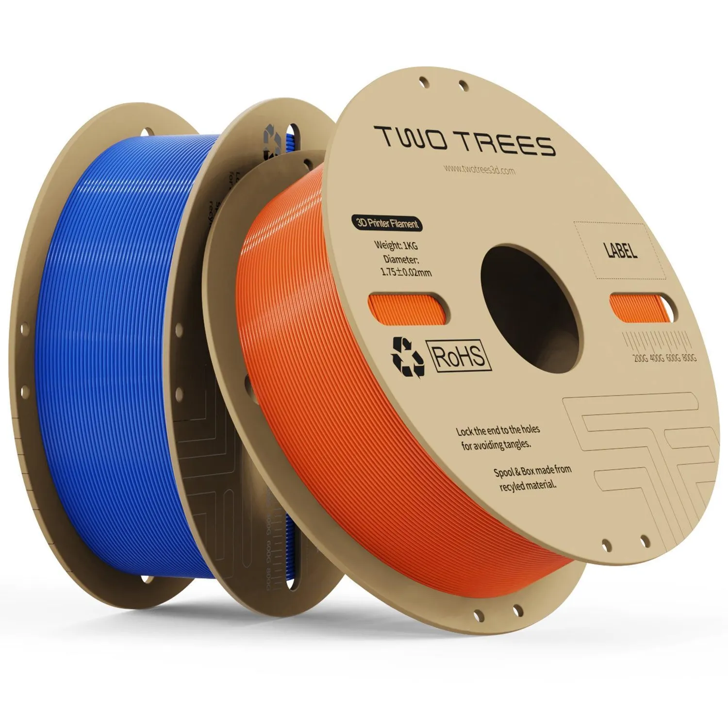 Two Trees High-Speed PLA filament 4 kg hurtig print