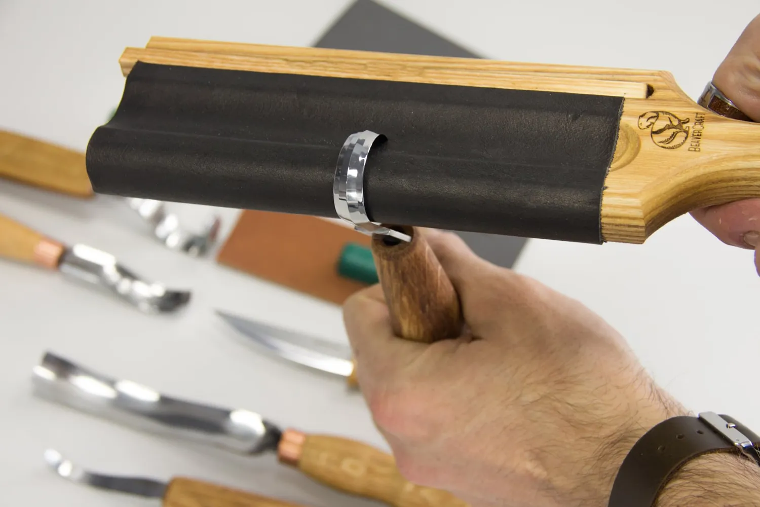 BeaverCraft S54 skesæt 6 dele ske skål kuksa