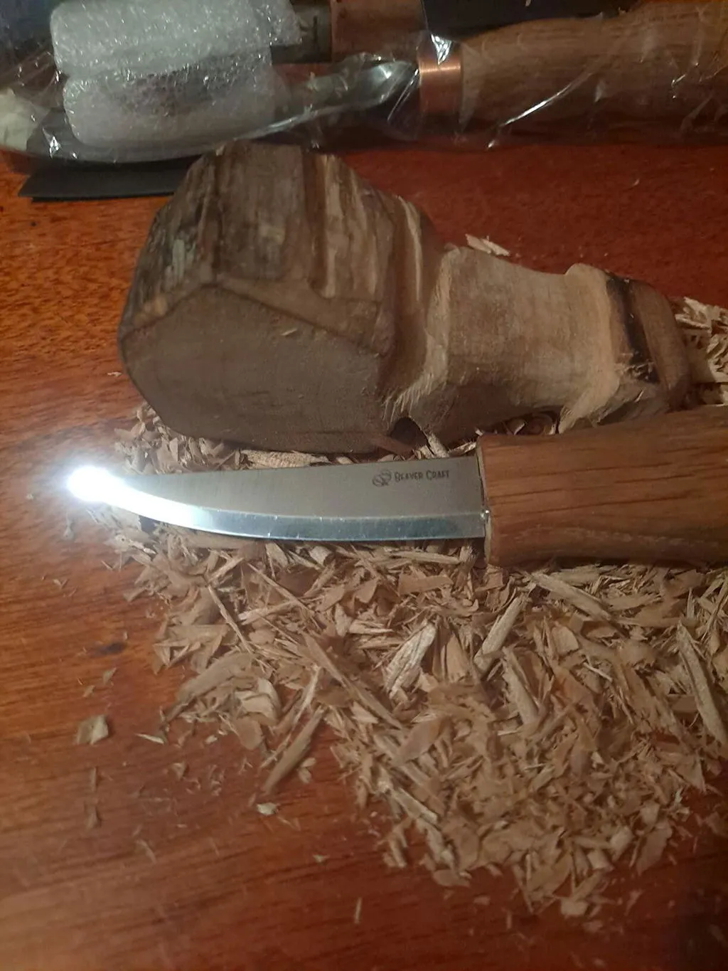 BeaverCraft S47 ske skæresæt 3 dele blødt træ