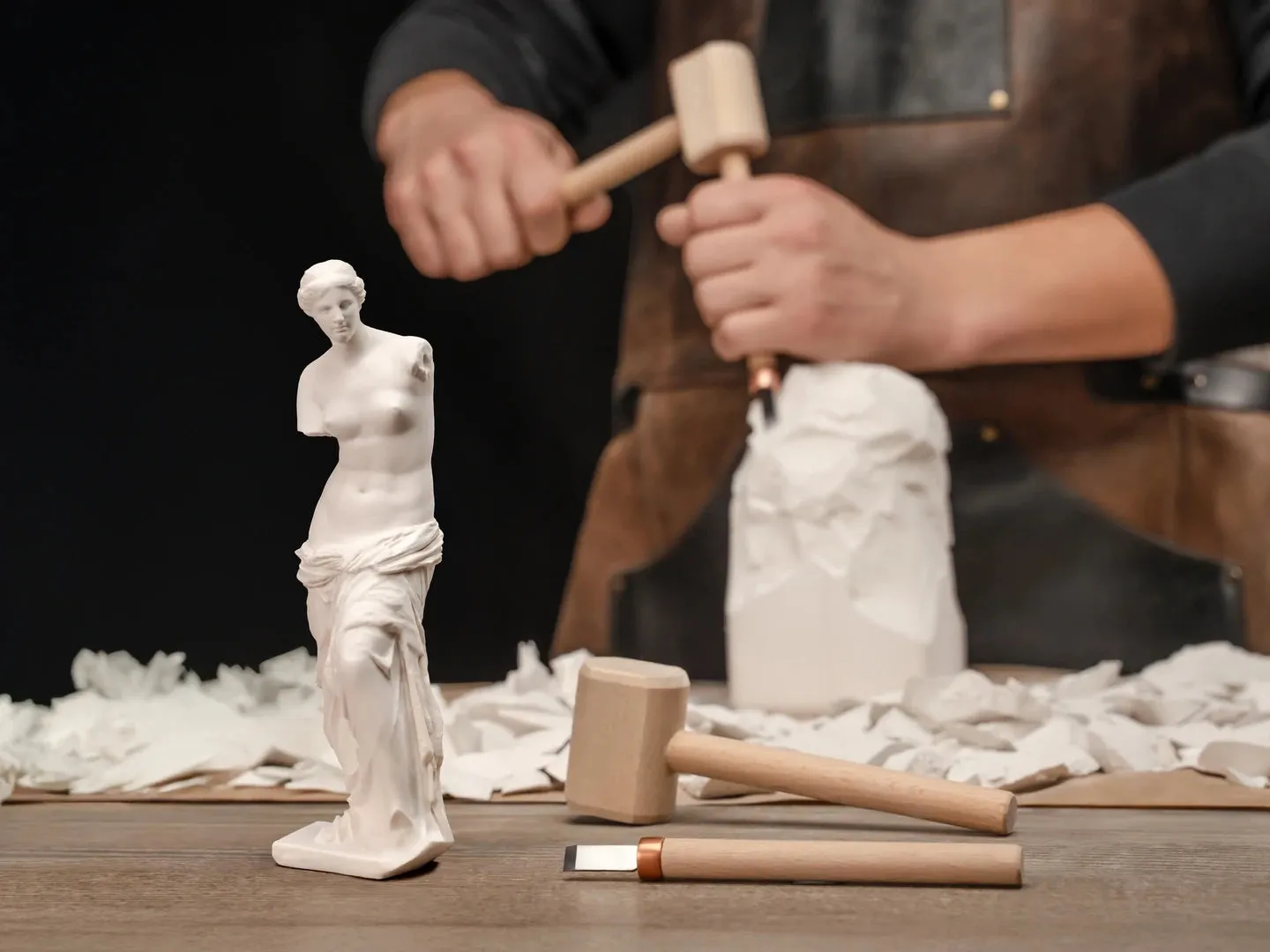 BeaverCraft Venus de Milo skulptursæt gipsblok figur
